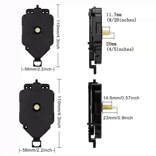 HR1688P Pendulum Clock Movement: Load, Length and Mounting Guide