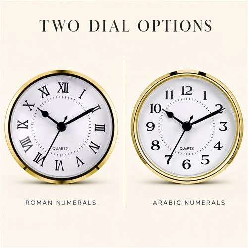 Roman vs Arabic Numeral Clock Inserts: A Dial Selection Guide