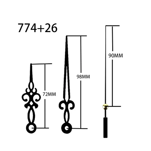 How to Measure Clock Hands: Center-to-Tip Length and Ordering Notes