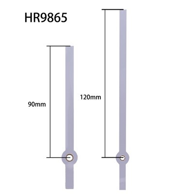 Clock Hand HR9865 White Hour And Minute With Copper Sleeve