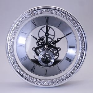Diameter 148mm Silver Skeleton Clock Insert